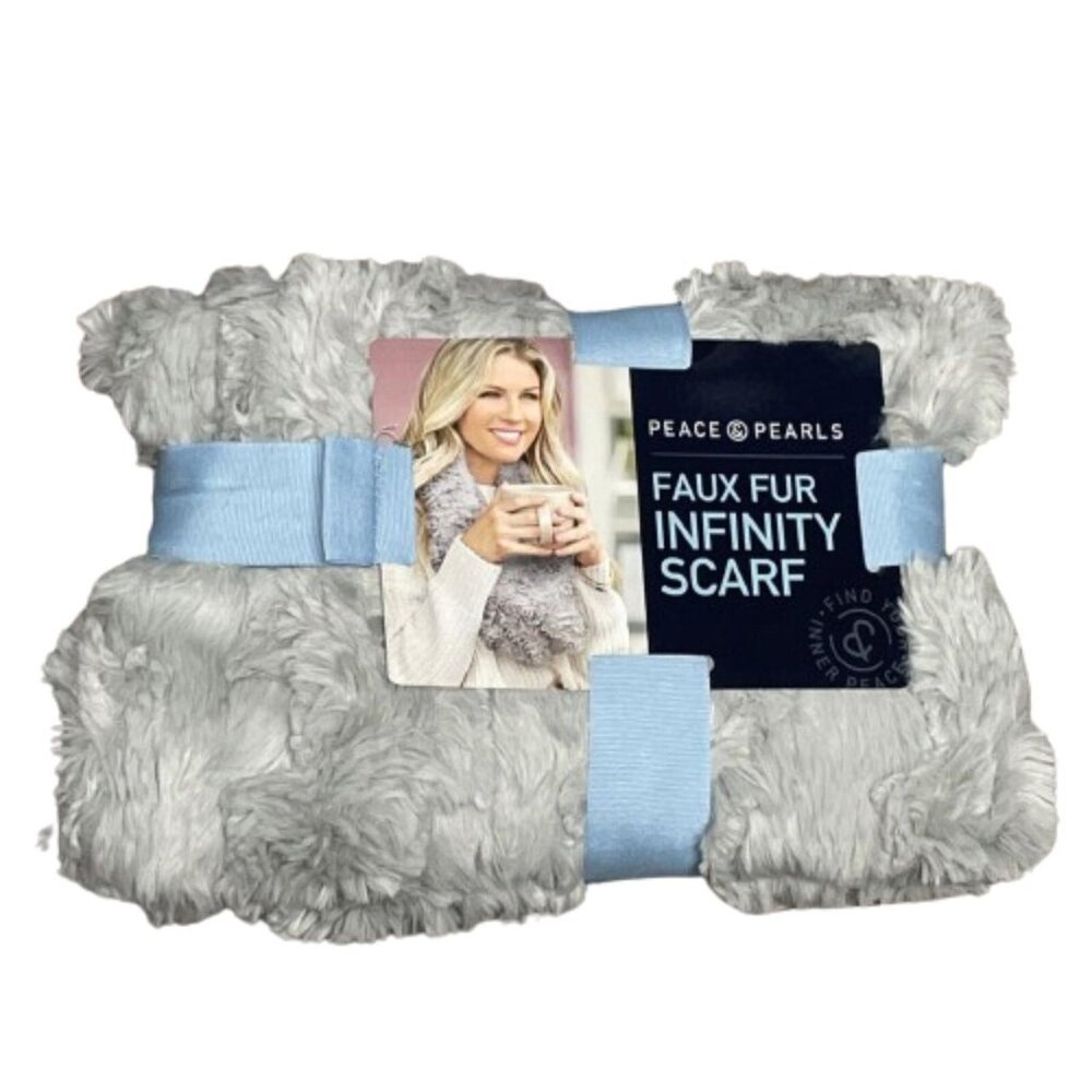 Peace & Pearls Women's Infinity Scarf